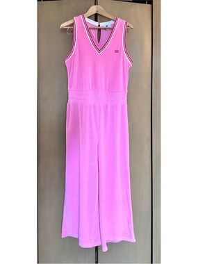 Juicy Couture Pink Sleeveless Wide-Leg Jumpsuit